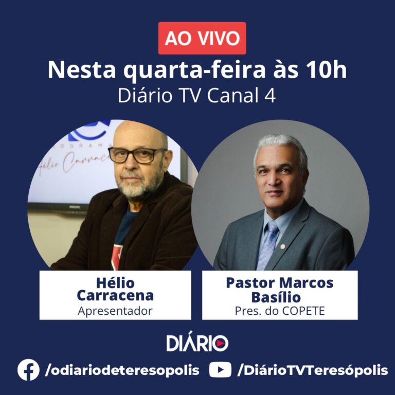 Leia mais sobre o artigo Entrevista na TV Diário com Pastor Marcos Bazílio