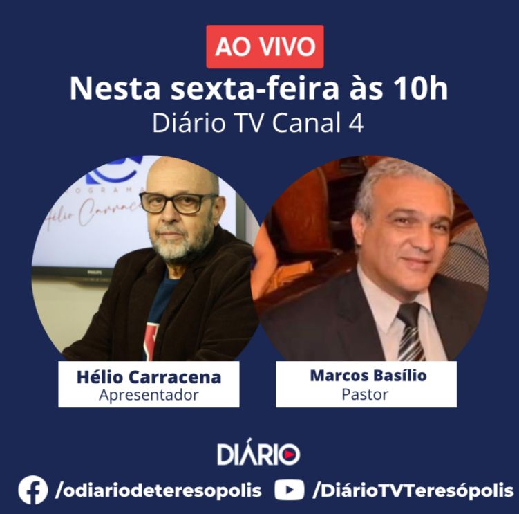 Entrevista na TV Diário com Pastor Marcos Bazílio